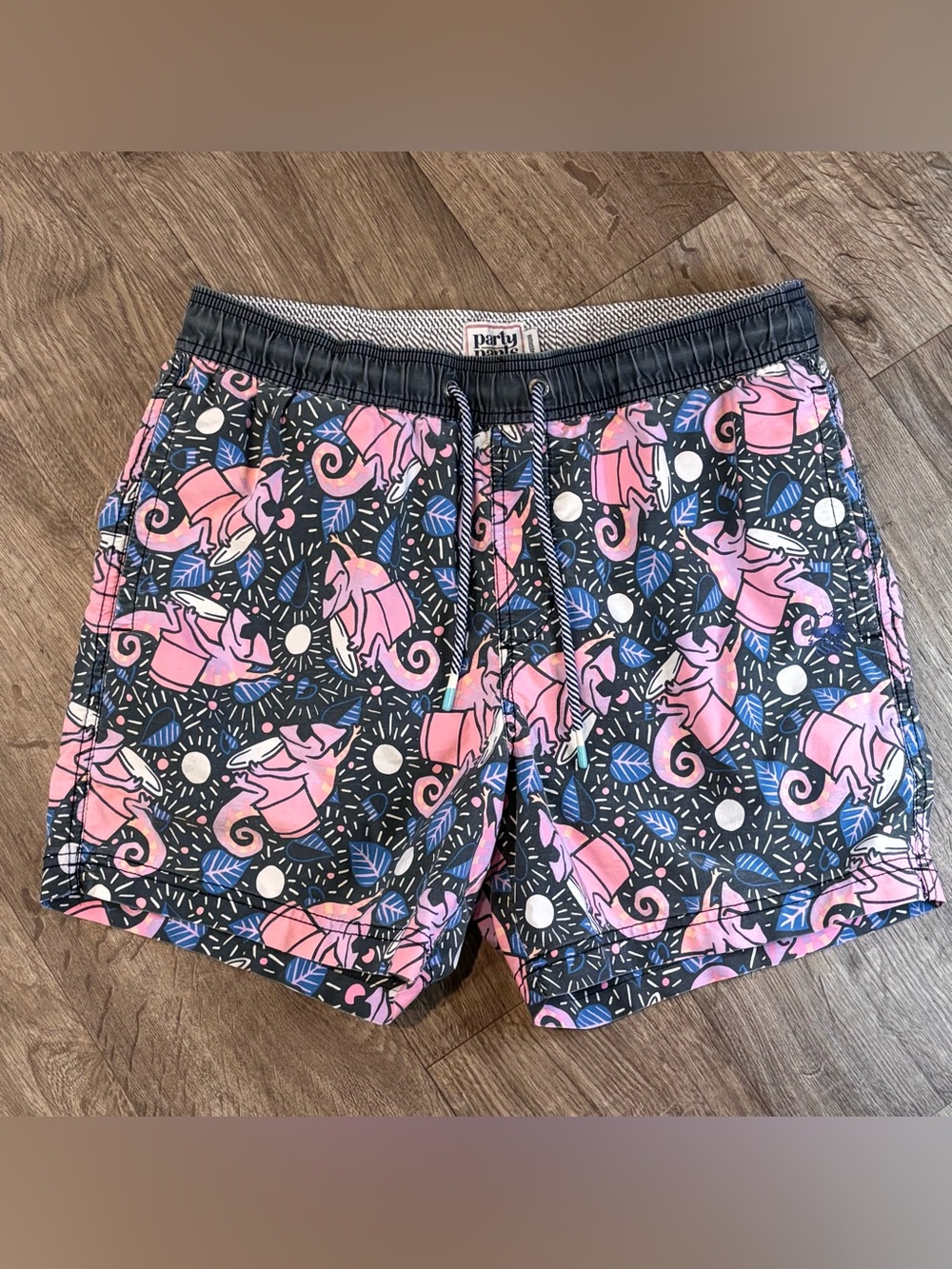 Party Pants Men’s Medium Swim Trunks